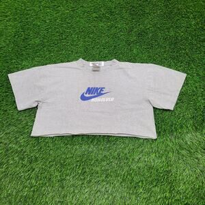 Vintage 90s NIKE Honolulu Hawaii Cropped T-Shirt Womens Large 23x15